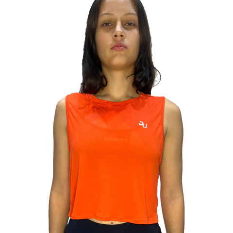 Regata Cropped Run Laranja