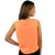 Regata Cropped Laranja Neon na internet