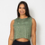 Regata Cropped Wod Verde Militar