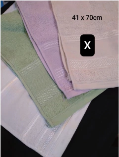 TOALLA CARA NACIONAL con CENEFA 40x70 - Henriette bordados