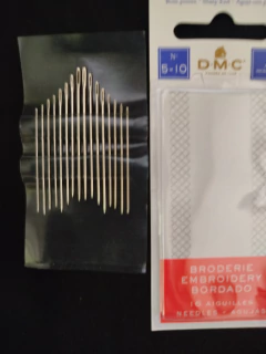 Agujas DMC Chenille ( con punta) x Blister - Henriette bordados