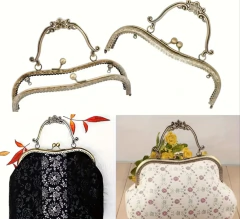 Pellizco metálico para Cartera , Flor en internet