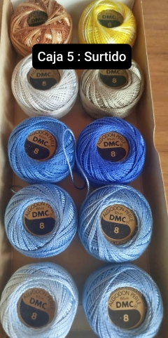 Imagen de !Promo! Caja de Hilo Perlé 8 DMC (nacional) x 10 unid.