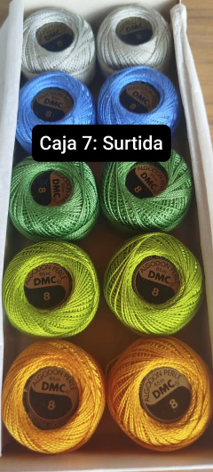 !Promo! Caja de Hilo Perlé 8 DMC (nacional) x 10 unid. - Henriette bordados