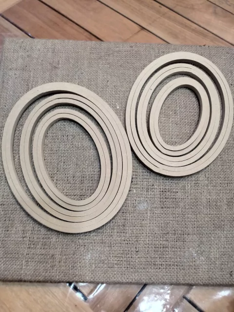 Bastidor " OVAL " MDF x3