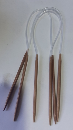 AGUJA CIRCULAR BAMBU 40 c/u