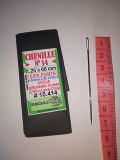 AGUJAS CHENILLE (con punta) x sobre