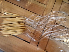 AGUJAS CIRCULARES BAMBU 1mt c/u