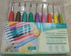 PACK CROCHET con mango SILICONAS 9 - comprar online
