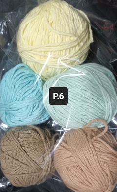 Imagen de PACK HILO ALGODON 8/6 (surtido)