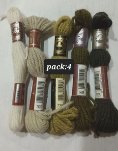 PACK LANA COLBERT DMC x5 - Henriette bordados