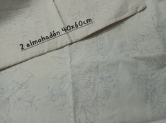 PIE de CAMA c/ 2Almohadones- Lienzo Marcado en internet