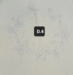 FUNDA ALMOHADON 40 Marcada - Henriette bordados