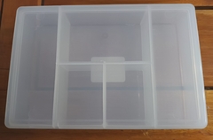 CAJA ORDENADORA 12x18cm- 5 divisiones
