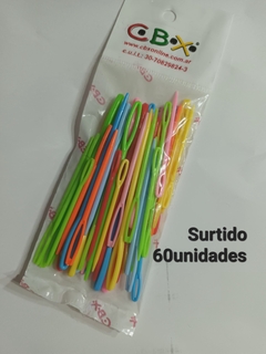 Agujas par bordar plásticas -Surtidas