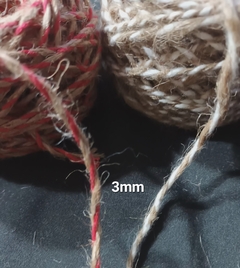 YUTE c/Algodón 3mm Ovillo x 50g c/u - comprar online