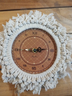 RELOJ DECO en Macramé en internet