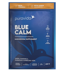 BLUE CALM MAGNÉSIO + INOSITOL + TRIPTOFANO + TAURINA - Pura Vida 250g
