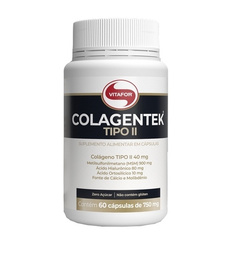 COLAGENTEK TIPO II - 60 caps de 750mg - VITAFOR
