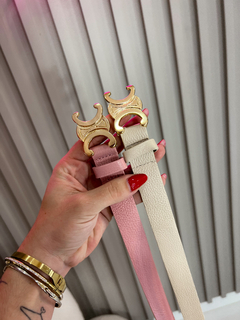 Imagem do Cinto inspiração celline couro (rose)