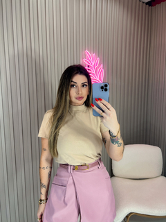 T shirt básic insp zar@ (nude) - Jordanna Galia Store