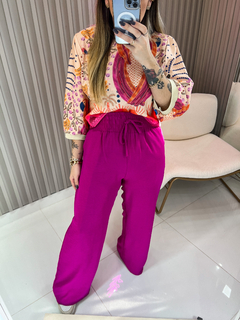 CALÇA LARA DUNA PANTALONA (fucsia) - Jordanna Galia Store