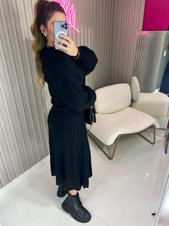 Conjunto Sott tricot mousse (preto) - Jordanna Galia Store