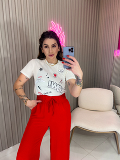 T shirt woow (off white) - comprar online