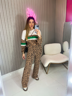 CONJUNTO ANIMAL PRINT - tricot modal premium -