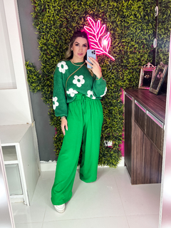 CALÇA LARA DUNA PANTALONA (verde bandeira) - comprar online