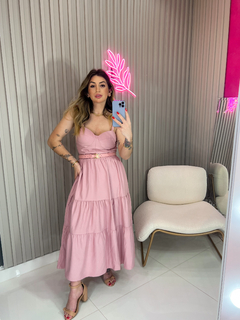 Cinto inspiração celline couro (rose) na internet