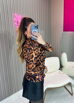 Blusa BASIC tule (animal print)