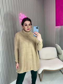 BLUSA/PONCHO Mylena TRICOT angorá (nude) na internet
