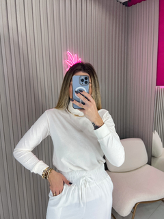 Blusa básic insp zar@ (off white) - Jordanna Galia Store