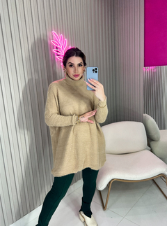 BLUSA/PONCHO Mylena TRICOT angorá (nude)