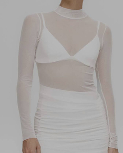 Blusa BASIC tule (off white) - loja online