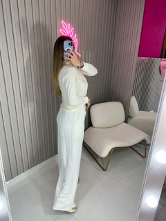 CALÇA LARA DUNA PANTALONA (off white)) - Jordanna Galia Store