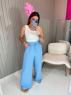 CALÇA LARA DUNA PANTALONA (azul bebe)