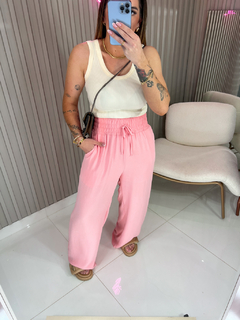 CALÇA LARA DUNA PANTALONA (rosa bebe) - - Jordanna Galia Store