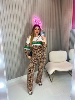 CONJUNTO ANIMAL PRINT - tricot modal premium -