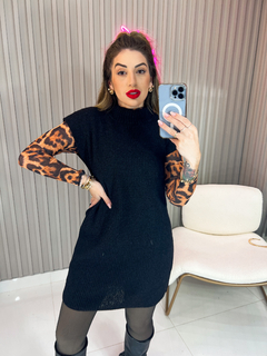 Blusa BASIC tule (animal print) - comprar online