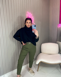 CROPPED TRICOT MODAL INSPIRED ZARA (preto). - loja online