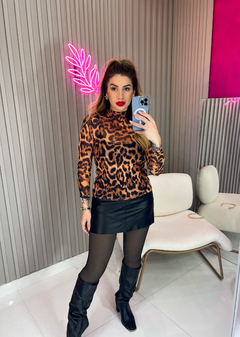 Imagem do Blusa BASIC tule (animal print)