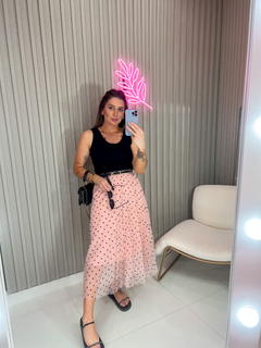 Imagem do SAIA Charlotte tule poá (rosa)