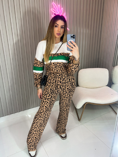Imagem do CONJUNTO ANIMAL PRINT - tricot modal premium -