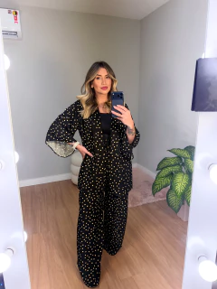 Conjunto Ayla viscolynho (preto poa) na internet