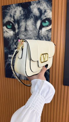 Bolsa inspered valen (off white) - loja online