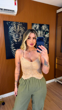 Corselet renda (nude)