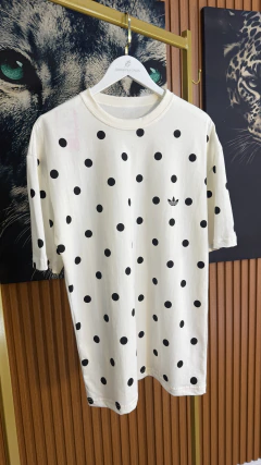 T-shirt maxi adds poa (off white) - comprar online