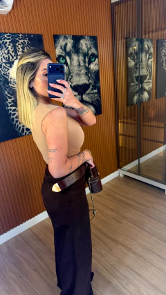 bODY maya poliamida susan zheng (CAPUCCINO) - loja online